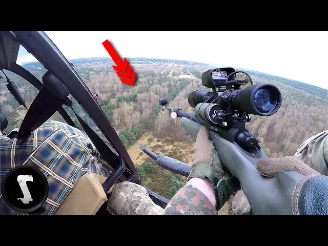 airsoft players use a helicopter for their group in game!